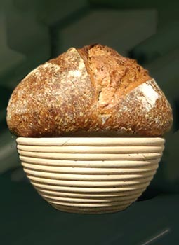 farro, ekşi mayalı geleneksel ekmek
